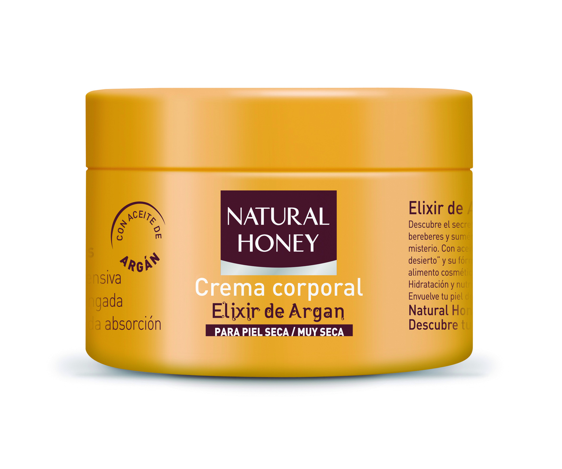 Natural Honey Crema Pieles Secas Elixir de Argán