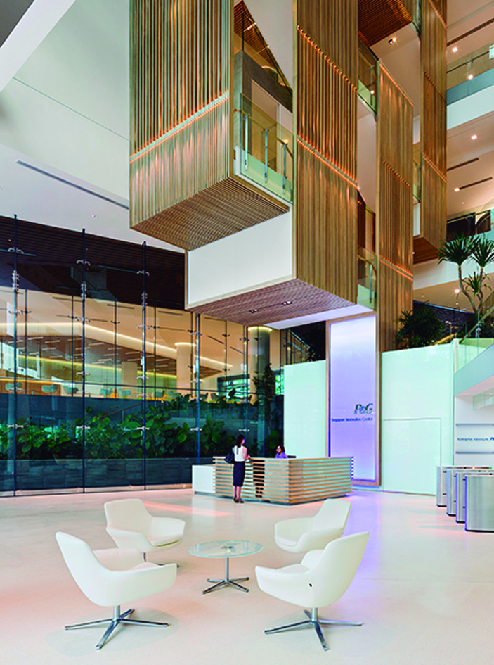El centro de Singapur SGIC, de P&G.