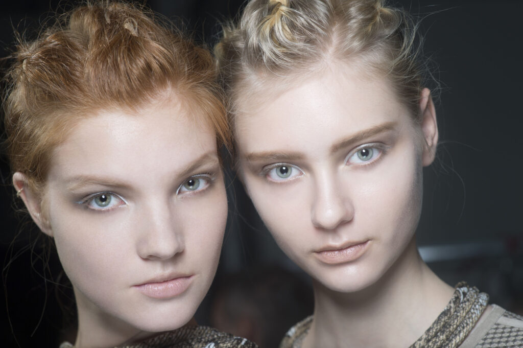 Look de maquillaje de Armani para la primavera de 2015.