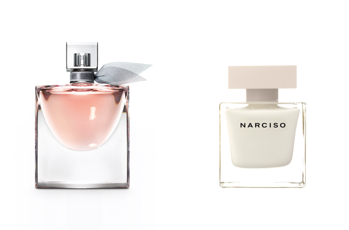 La Vie est Belle, de Lancôme, y Narciso, de Narciso Rodriguez.