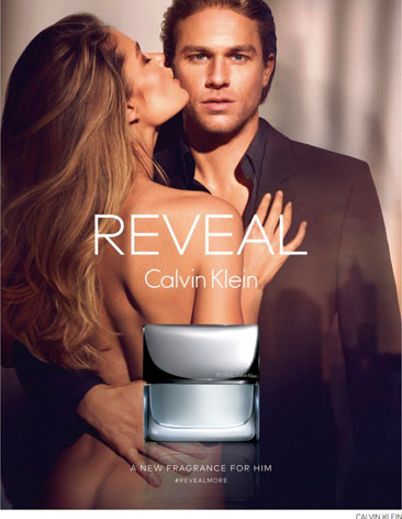 Visual publicitario de Reveal Men, de Calvin Klein.