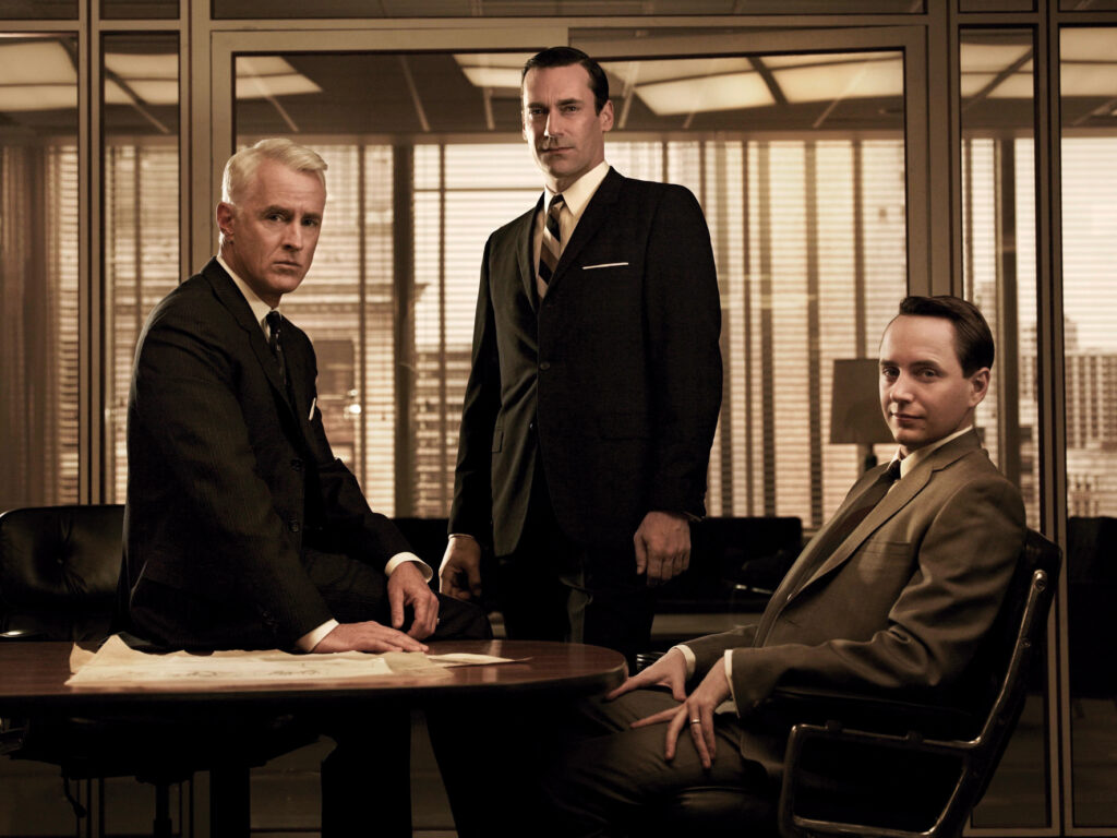 El elenco masculino de Mad Men crea tendencia con sus estilismos old school.