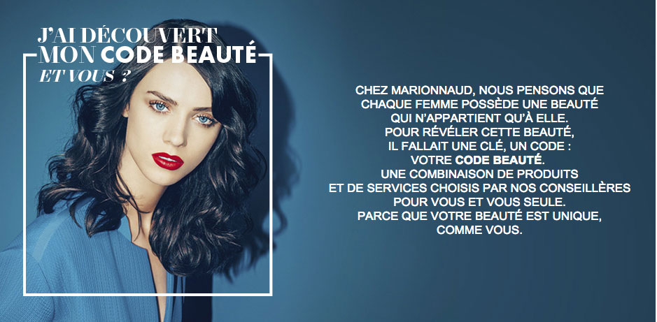 Marionnaud Code Beauté.