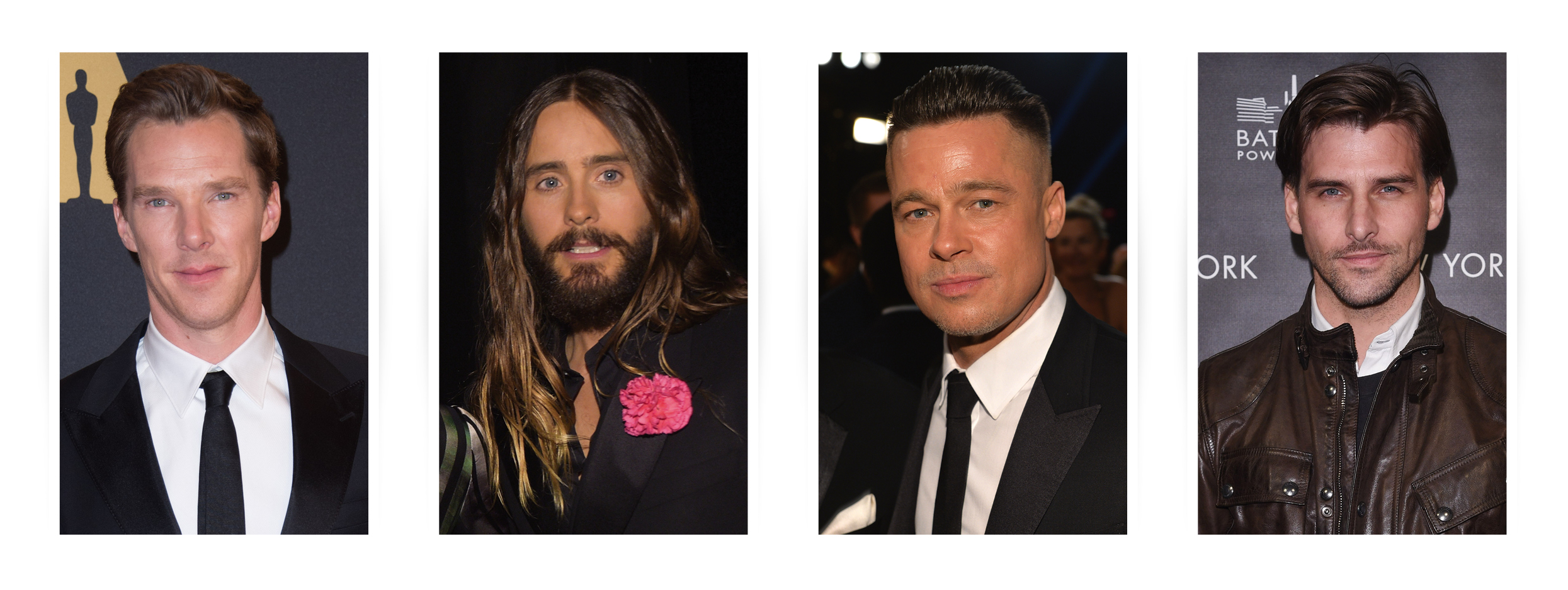 Famosos con y sin barba