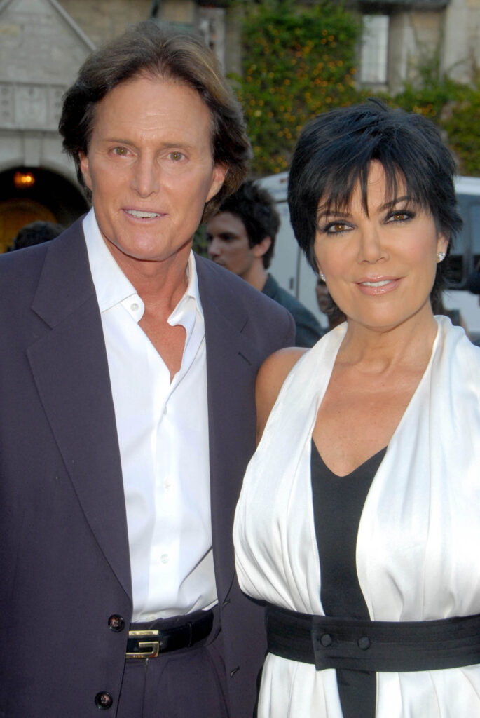 Bruce Jenner con su exmujer Kriss Jenner.