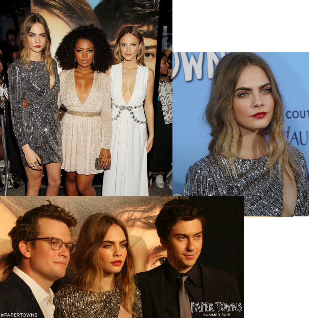 montaje CARA paper towns