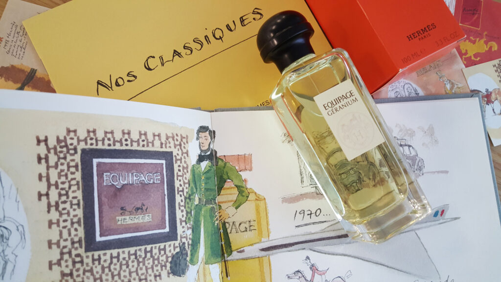 Les Classiques d'Hermès. Equipage Géranium (100 ml, PVPR 95 €).