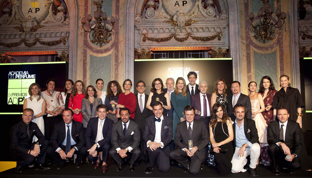 Premiados de la IX Gala de Premios Academia del Perfume.