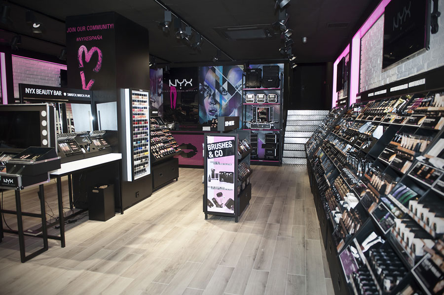 Pop up-store de Nyx, Gran Vía 36.