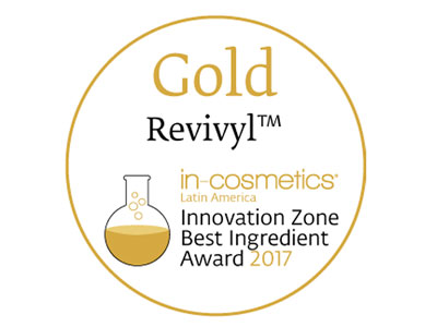 El ingrediente de Givaudan Revivyl premiado por in-cosmetics.