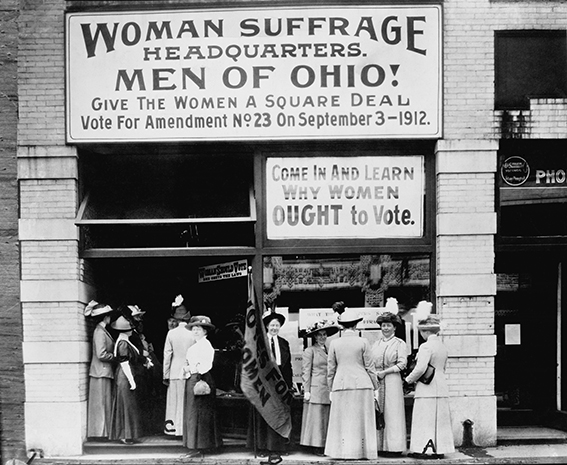 Sufragistas mujeres 1912