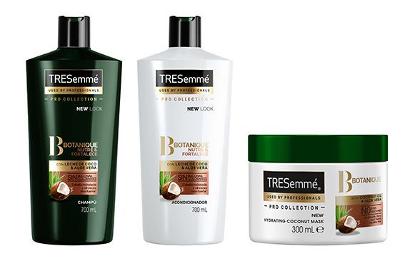 Botanique, Nutre y Fortalece, Tresemmé, champú, acondicionador y mascarilla