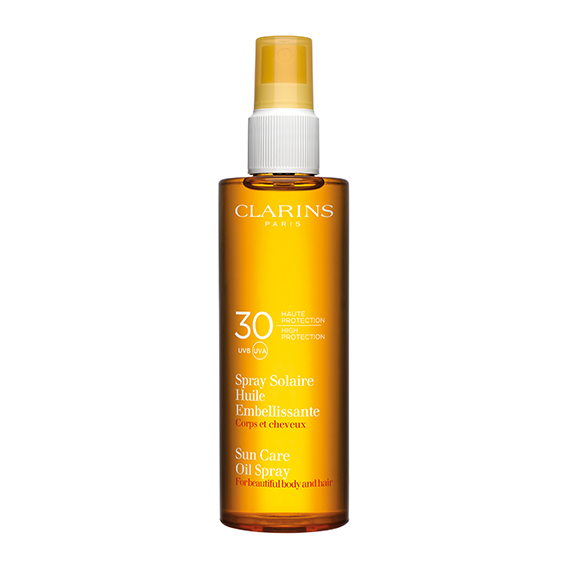 Spray Solaire CLARINS Huile Embellissante 30 UVA UVB
