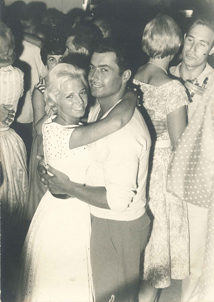 Leonor Greyl con su marido
