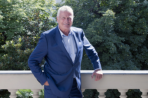 Christian Courtin-Clarins, presidente del grupo Clarins