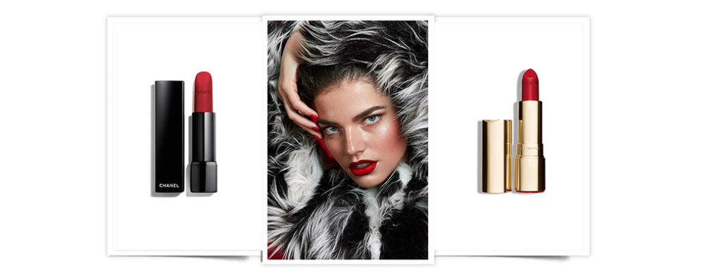 5 Rojos de labios rojos invierno: Chanel, Clarins