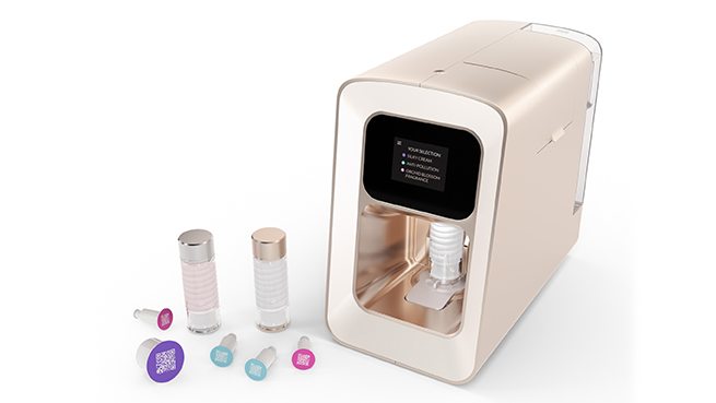 BASF aparato de cosmética personalizada con cápsulas