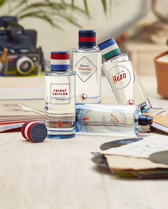 El Ganso perfumes, bodegón de perfumes
