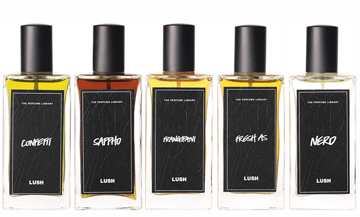 Lush spa perfumes florencia