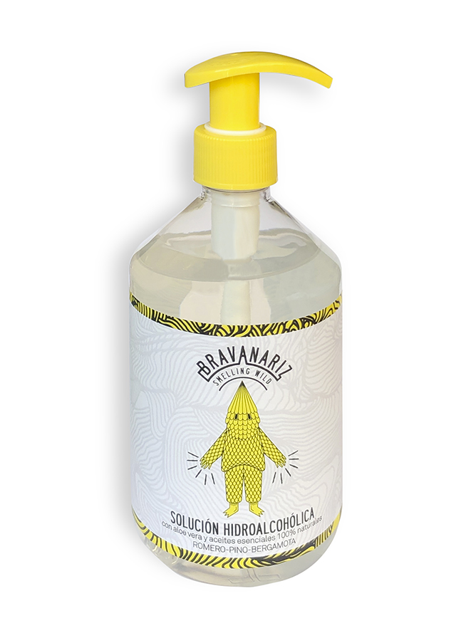 Solución Hidroalcohólica de Bravanariz, con aceites esenciales y fragancia campestre.