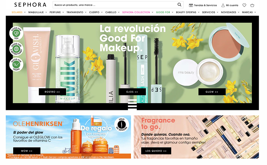 Sephora venderá belleza en Zalando