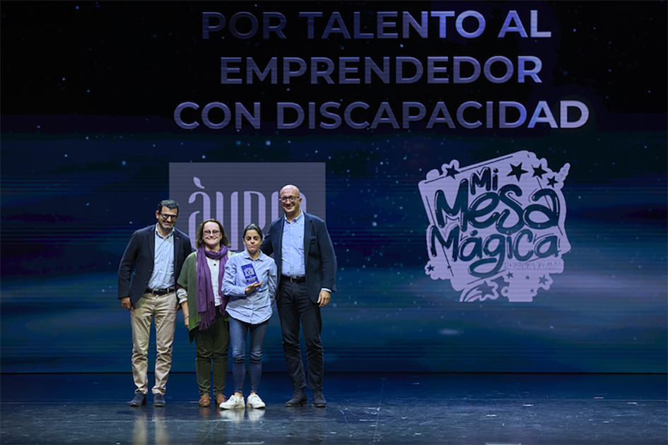 Àuria Perfumes premiada por el Talento al Emprendedor con Discapacidad