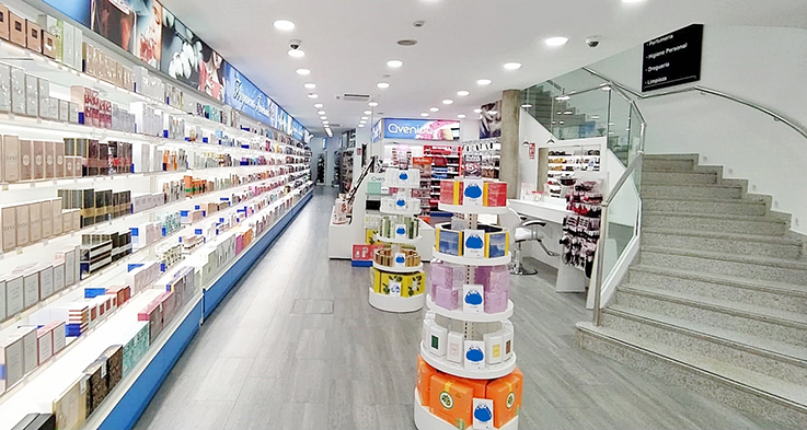 Tienda de Perfumerías Avenida en Villanueva de la Serena (Extremadura).
