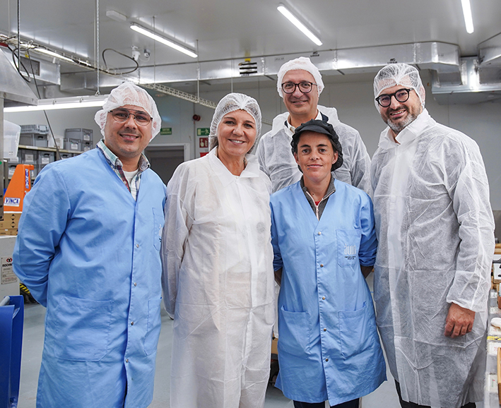 Val Díez, Stanpa, visita Àuria Perfumes