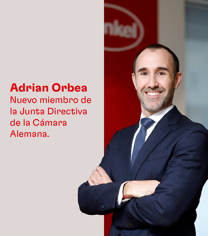 Adrian Orbea, presidente de Henkel Ibérica, se incorpora al Consejo de la Cámara Alemana