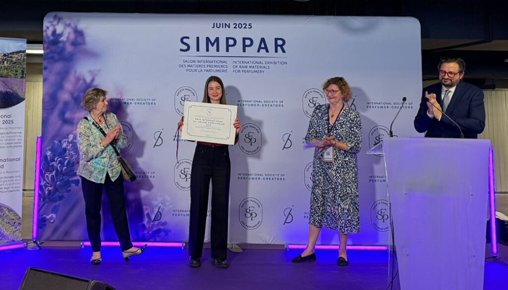 Clémentine Beun, perfumista de Essential, premiada en Simppar