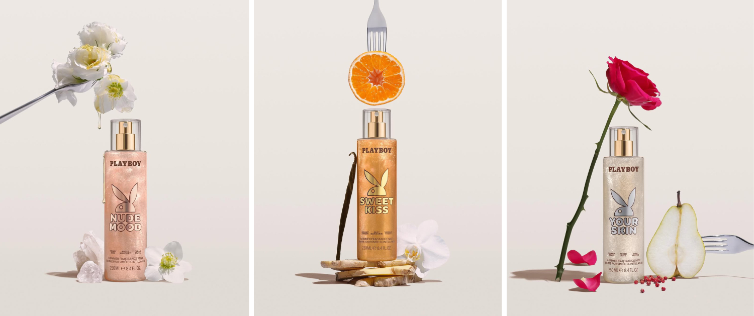 Playboy Shimmer fragrance mists