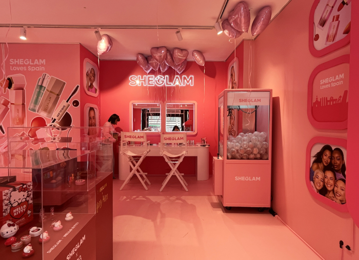 Sheglam retail España pop up Madrid Callao