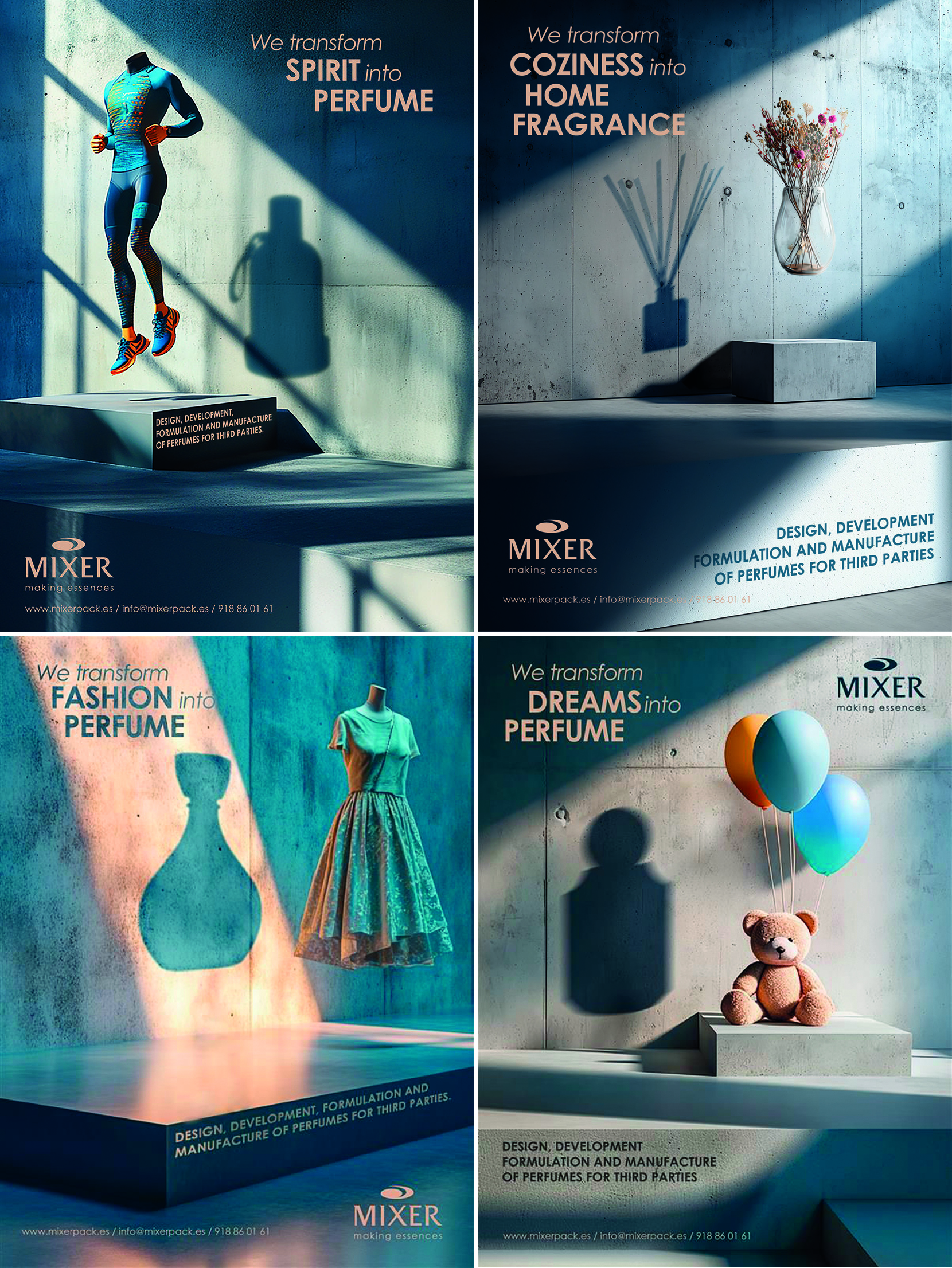 MIXER & PACK CONVIRTIENDO MARCAS EN PERFUME