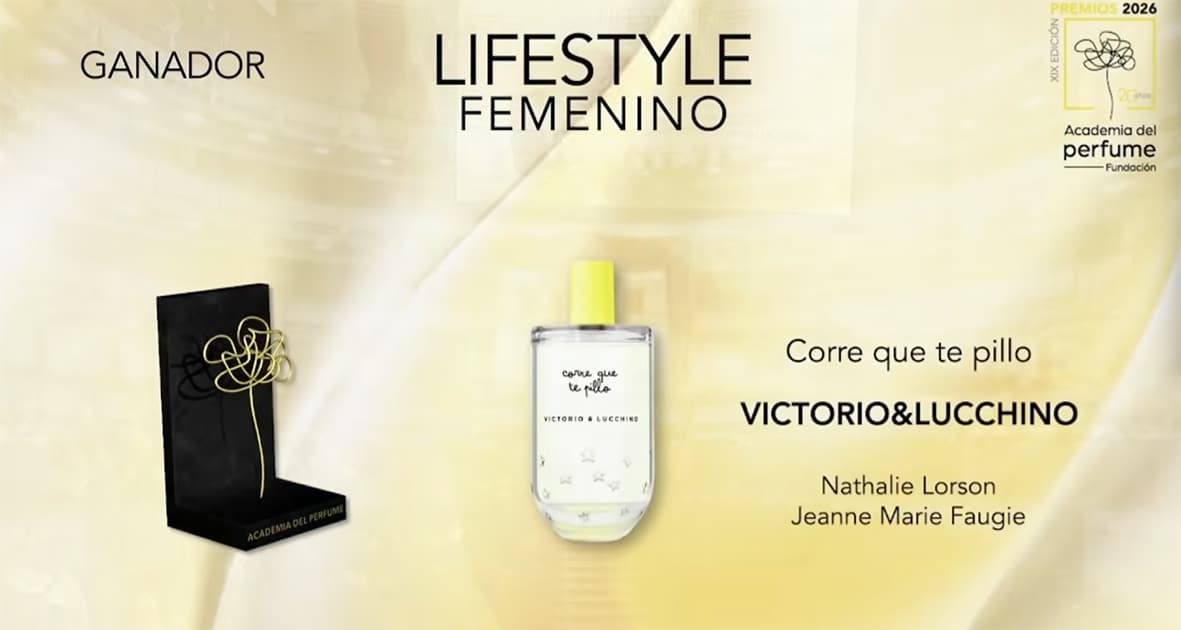Perfume Lifestyle Femenino Ganador: Corre que te pillo Marca: Victorio & Lucchino