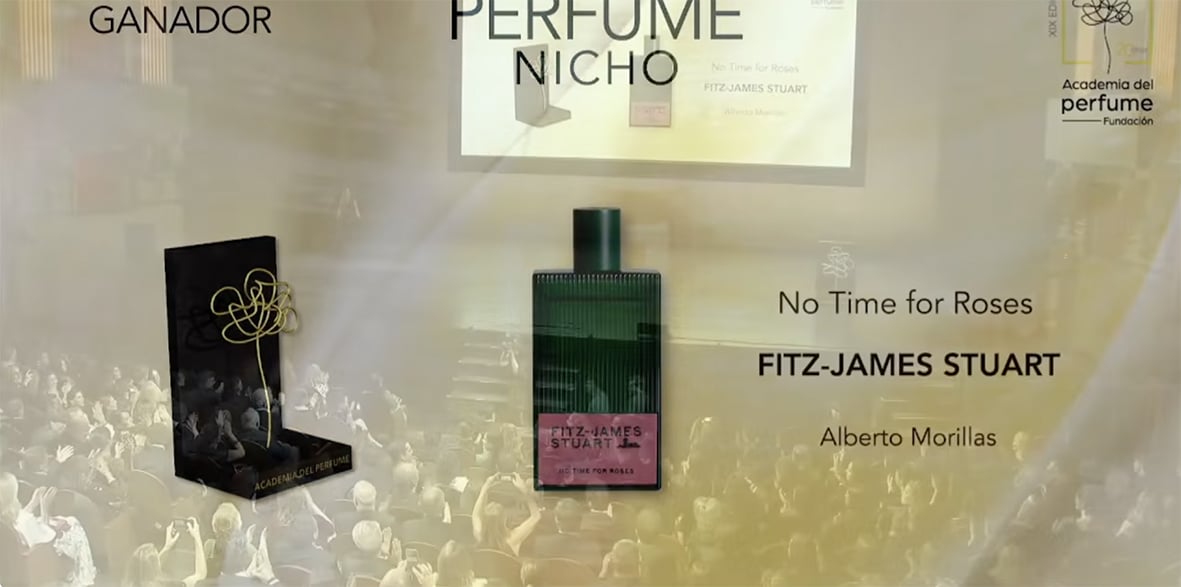 Perfume Nicho Ganador: No Time for Roses Marca: Fitz-James Stuart